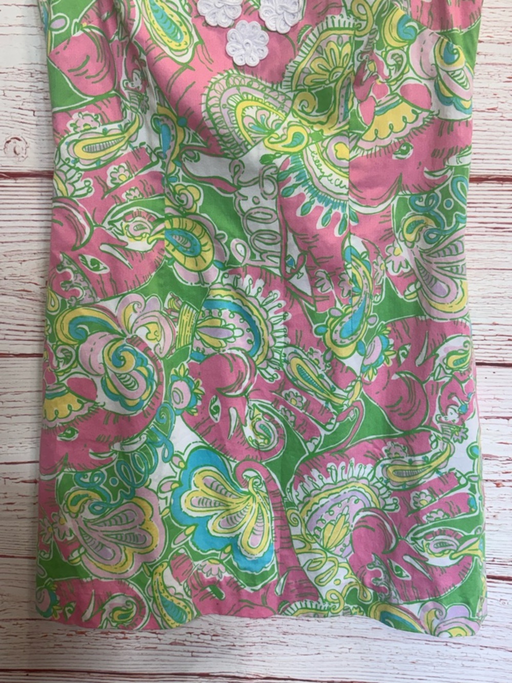 Lilly Pulitzer Nina Shift Dress in Multi Chin Chin Sz 10 - Picture 6 of 14